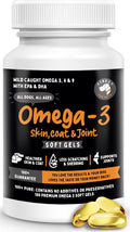 Omega 3 Fish Oil for Dogs - Finest For Pets - 180 Softgels with EPA and DHA