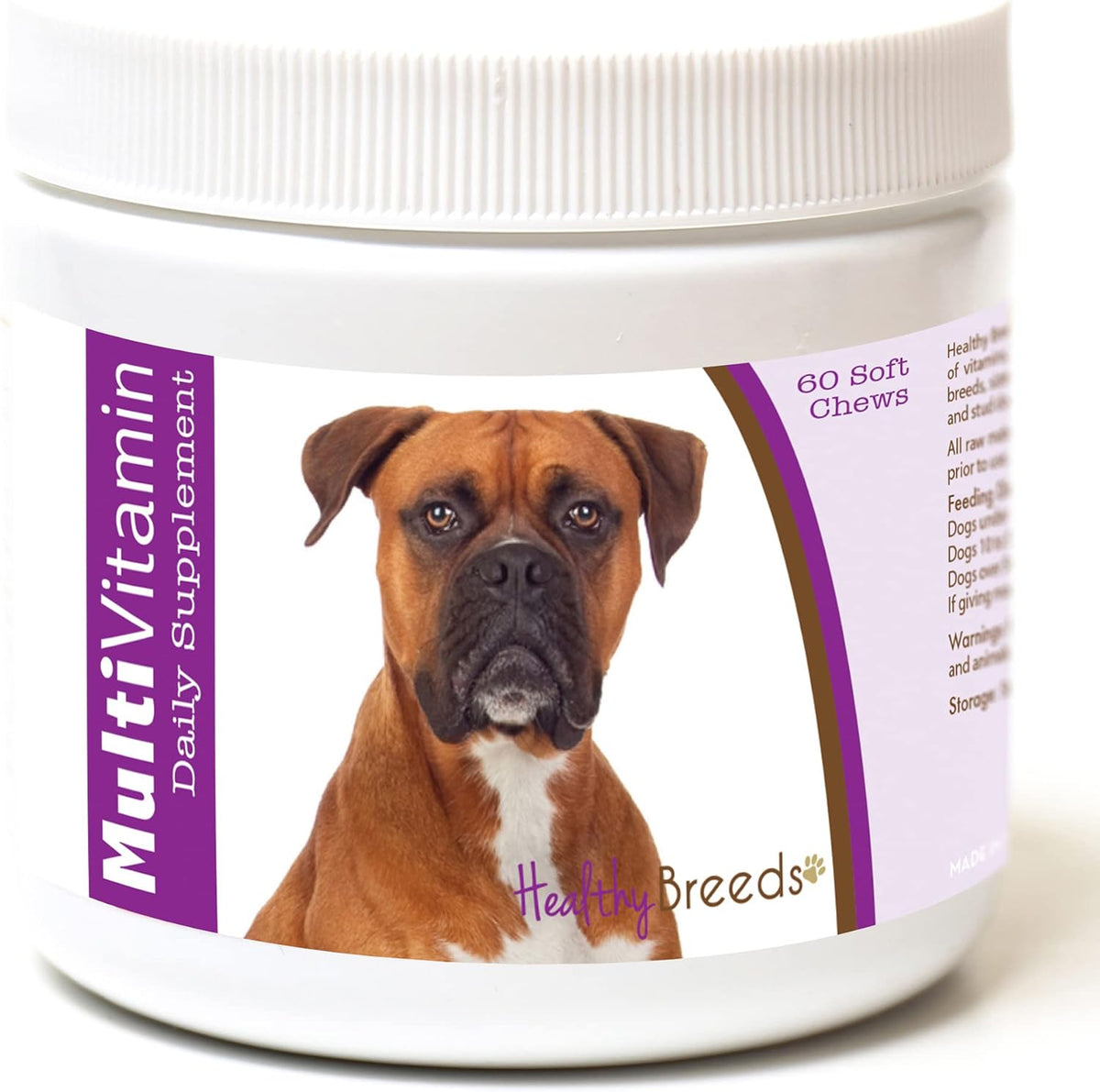 Healthy Breeds Boxer Multi-Vitamin Soft Chews 60 Count – Image 1