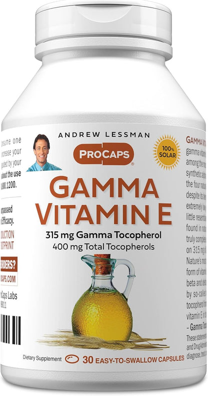 Gamma Vitamin E de ANDREW LESSMAN - 30 – Protección celular: La vitamina E contribuye a la protección de las – Image 1