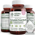 Natural Nutra Multivitamínico Completo de Alimentos Integrales para Mujeres y Hombres, 60 Cápsulas