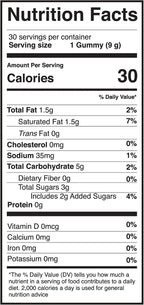 C60 Power Gummies - Gominolas de C60 Puro 99,99% - Antioxidante Natural para Energía y Claridad Mental - 30 Gominolas