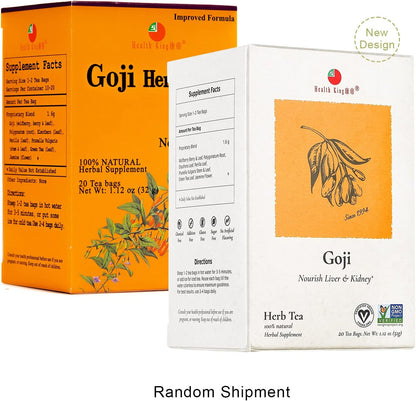 Health King Té de Goji, 20 bolsitas – Image 2