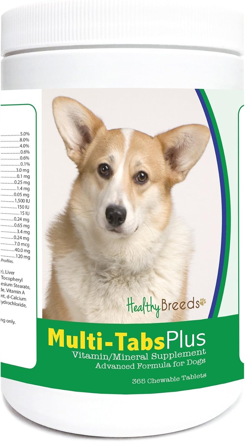 Healthy Breeds Multi-Tabs Plus Comprimidos Masticables para Perros, 365 unidades