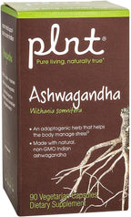 plnt Ashwagandha - 380mg por Cápsula (90 Cápsulas Veganas)