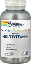 SOLARAY Spectro Multivitamínico Sin Hierro, 250 Cápsulas