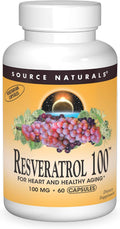 Source Naturals Resveratrol 100 - 100 mg, 60 Cápsulas Vegetarianas
