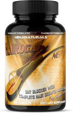 HAIROGAIN DHT Blocker - Biotina 10000 mcg, Colágeno y Vitaminas para el Cabello (60 Comprimidos)