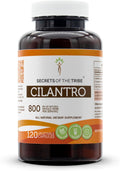 Secrets of the Tribe Cilantro 120 Cápsulas, Elaborado con Cápsulas Vegetales y Hojas Secas de Cilantro (120 Cápsulas)