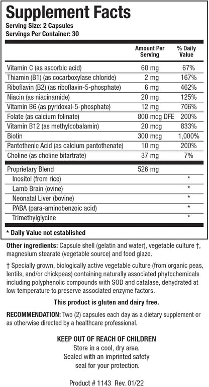 Biotics Research Bio GGG B Complejo B - 60 – Deportistas o personas activas que quieren apoyar su metabolismo – Image 3