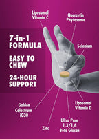HEALTH DIRECT - Qubeco Immune Support, 56 Comprimidos Masticables Sabor Piña