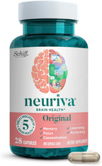 NEURIVA Original – Suplemento para la Memoria y la Concentración, 28 Cápsulas