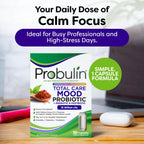 Probulin Total Care Mood Probiótico para Mujeres con Azafrán y L-Teanina