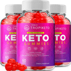 TropiKeto Keto ACV Gummies Máxima Potencia (3 Pack, 180 Gummies)