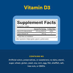 Natural Factors, Vitamina D3, 5000 UI, 240 cápsulas blandas