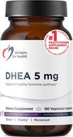 Designs for Health DHEA 5mg - 180 Cápsulas Vegetarianas