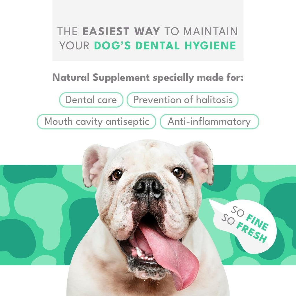Natural PET Biodent Complemento Nutricional para Perros, Sabor Pollo y Finas Hierbas, 30 Sobres