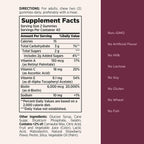 Nature's Bounty Biotina 6000 mcg Gominolas Sabor Fresa - 80 Gominolas (40 Dosis)