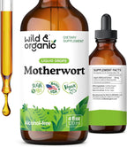 Wild & Organic Tintura de Motherwort - 4 fl oz (118 ml)