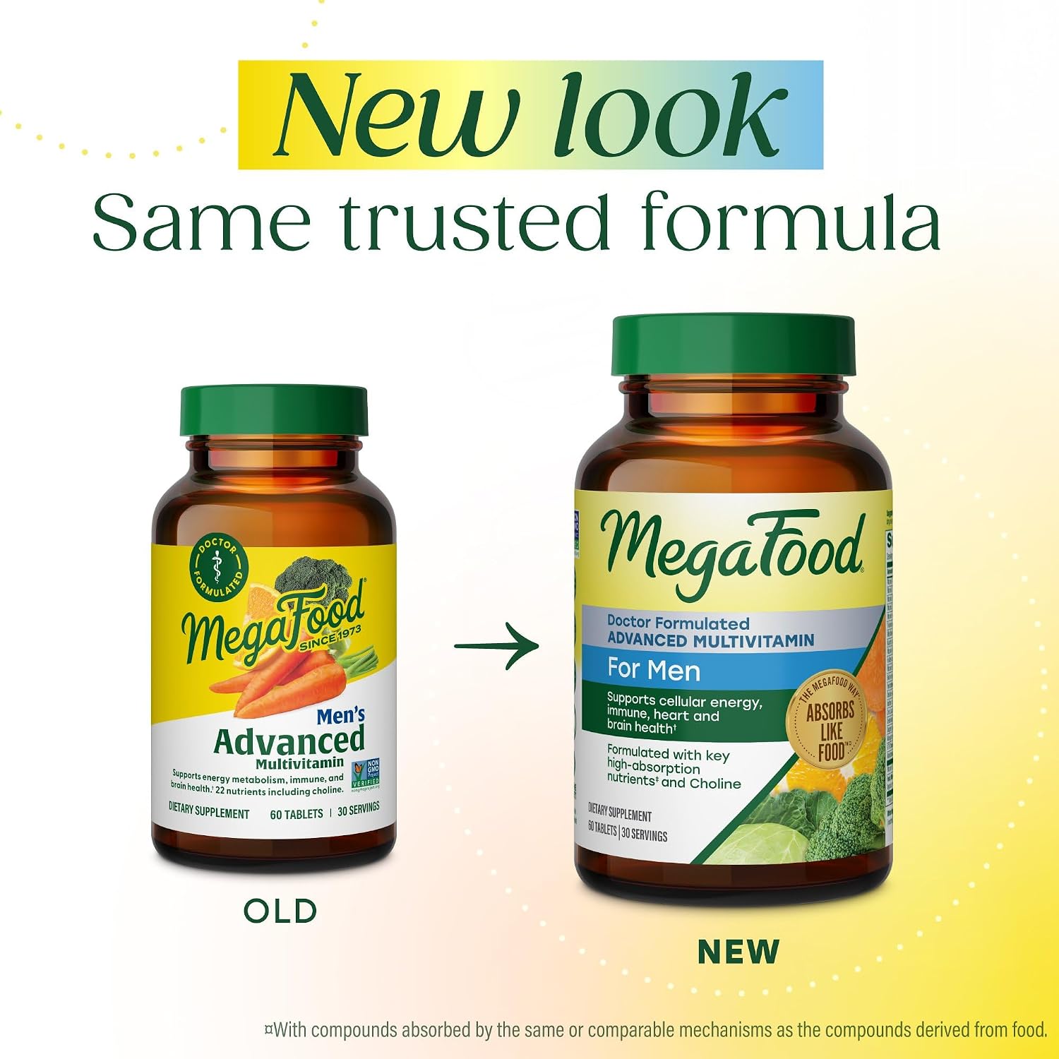 MegaFood Multivitamínico Avanzado para Hombres, 60 Comprimidos (30 Dosis)