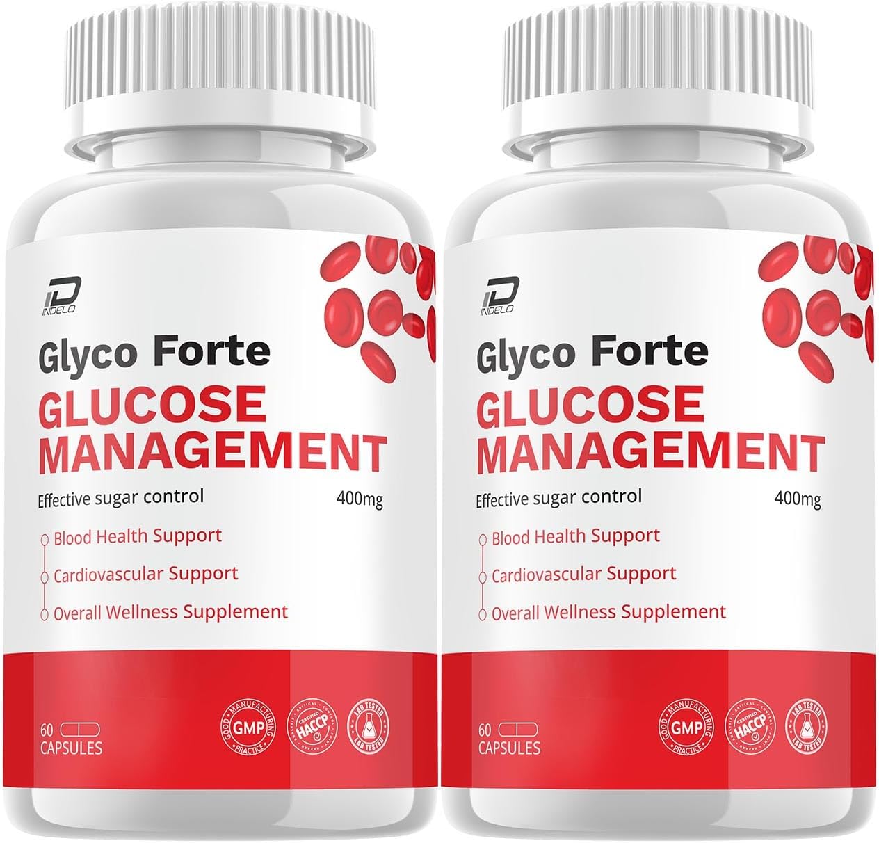 Glyco Forte Cápsulas - Suplemento Avanzado, Fórmula 100% Natural (2 Paquetes, 120 Cápsulas)