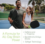 Irwin Naturals Healthy Brain All-Day Focus - Apoyo Nootrópico para la Concentración Diaria, 60 Cápsulas Blandas