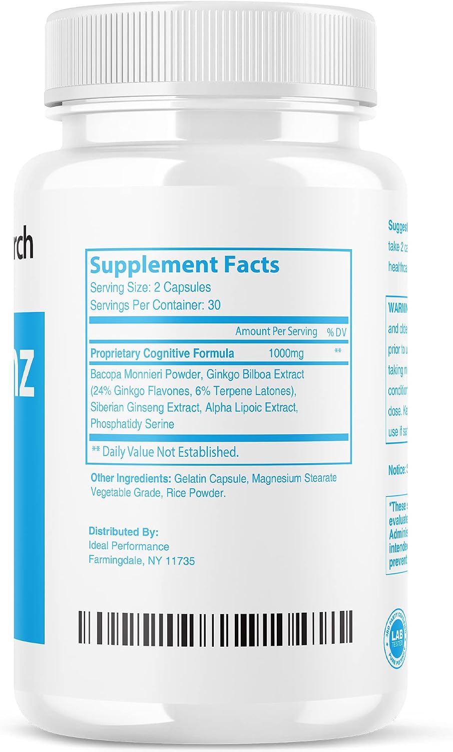 Vigor Smart Brain Booster, 300 Cápsulas, 1000mg