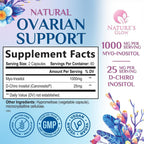 Nature's Glow Myo-Inositol & D-Chiro Inositol 1025 mg (40:1) - 120 Cápsulas Veganas