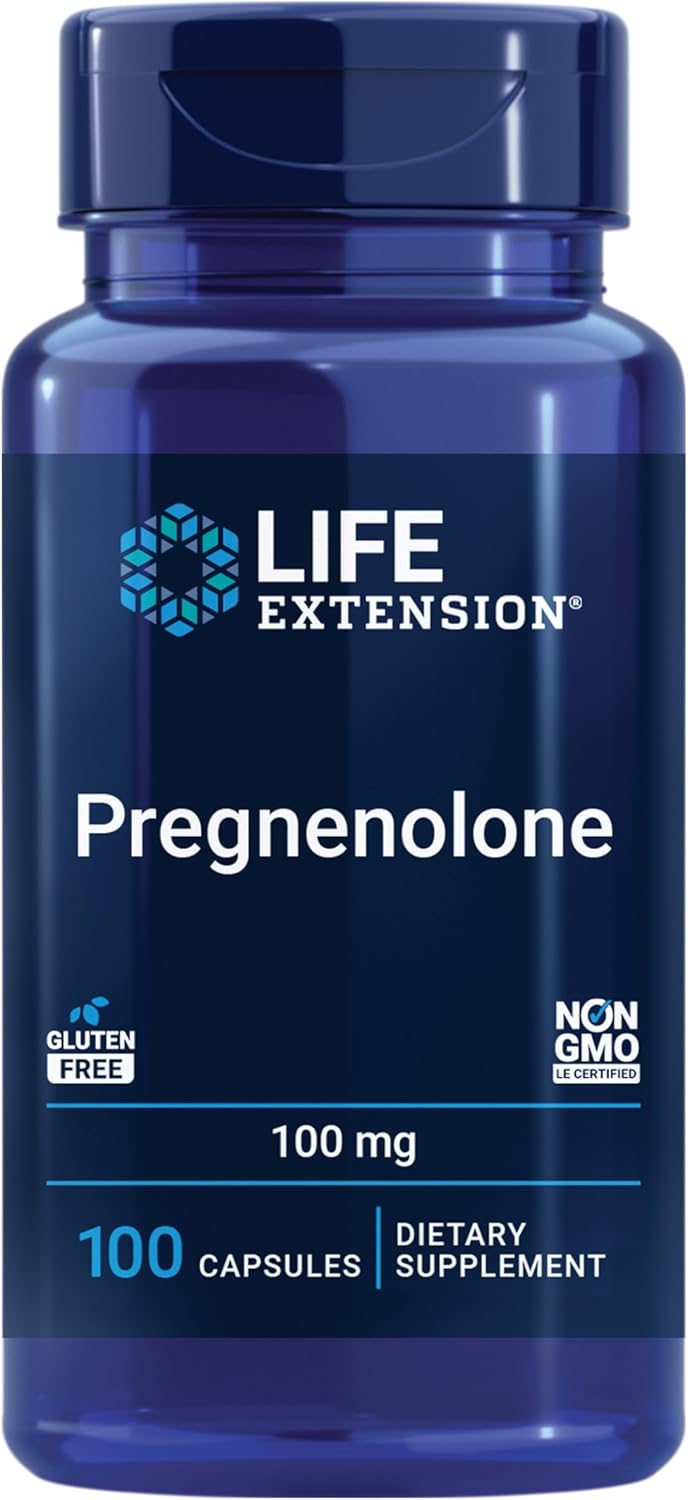 Life Extension Pregnenolone 100 mg - 100 Capsules