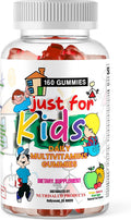 Children's Multivitamin Gummies - 160 Gummies, Natural Fruit Flavors - Nutrisalud