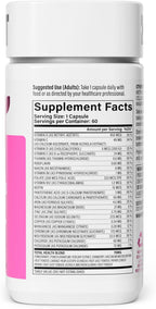 Habit Womens Multi Supplement (60 Cápsulas) - Multivitamínico para Mujeres con 23 Vitaminas y Minerales Esenciales