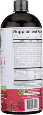 Mary Ruth's Multivitamínico Líquido Matutino Sabor Fresa, 887 ml