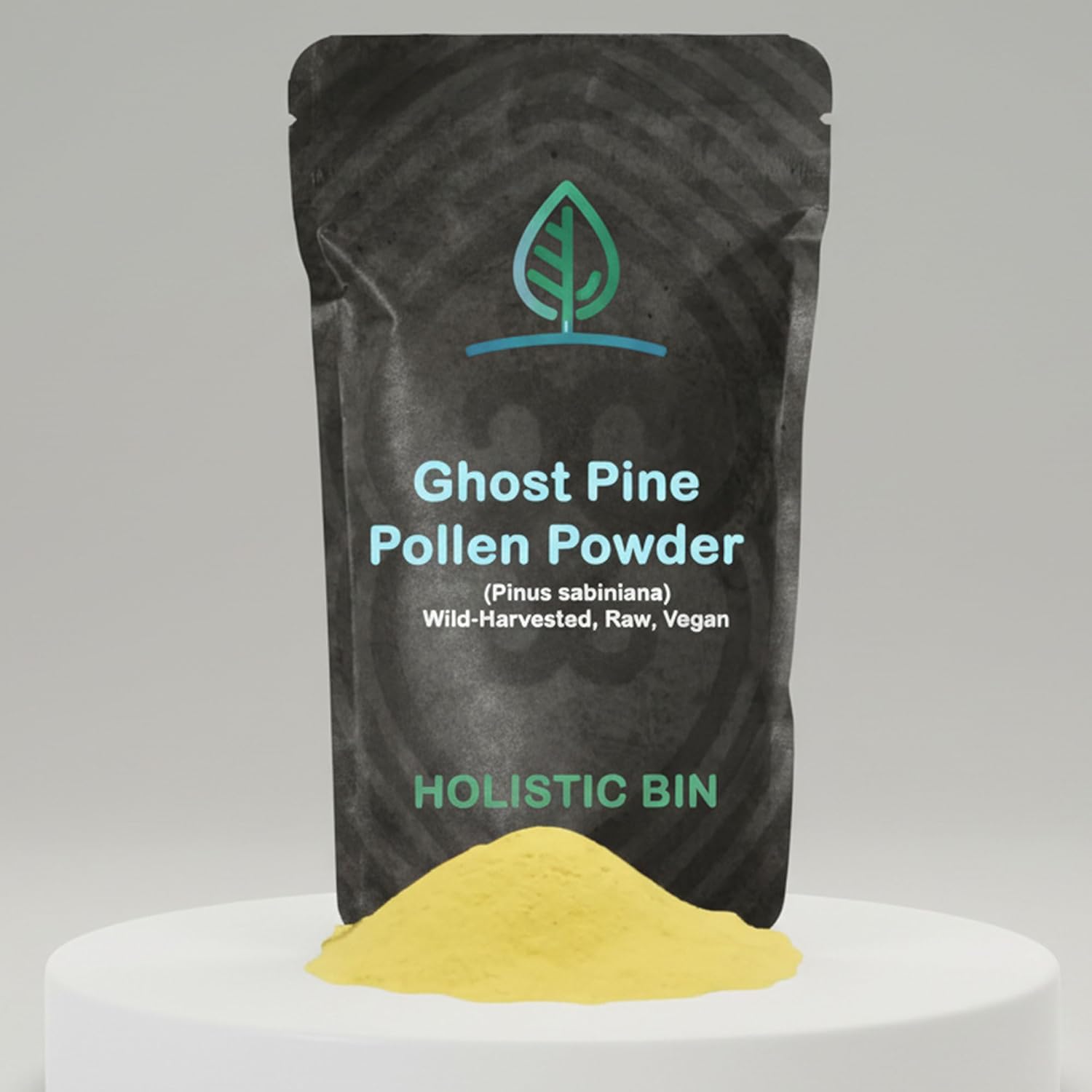 Holistic Bin Polen de Pino Orgánico en Polvo - Grado Farmacéutico, 20 g
