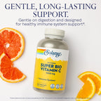 Solaray Super Bio Vitamina C Amortiguada 1000 mg – Liberación en Dos Fases con Bioflavonoides – 360 Cápsulas