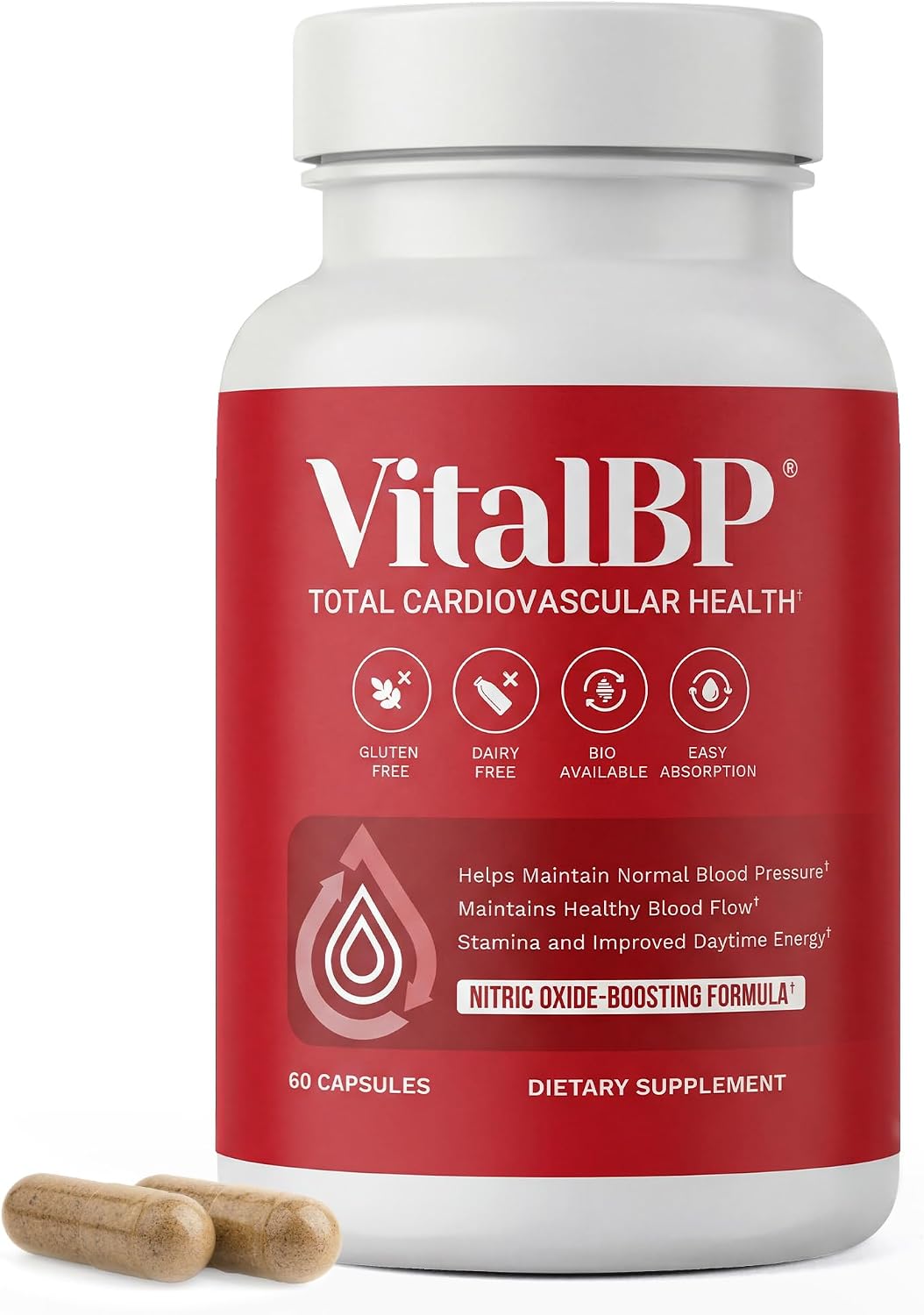 Vital BP - Apoyo para la presión arterial normal - 60 cápsulas