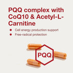 PROTOCOL FOR LIFE BALANCE PQQ Complex - Con CoQ10, L-Carnitina y Vitamina B - 30 Cápsulas Veganas