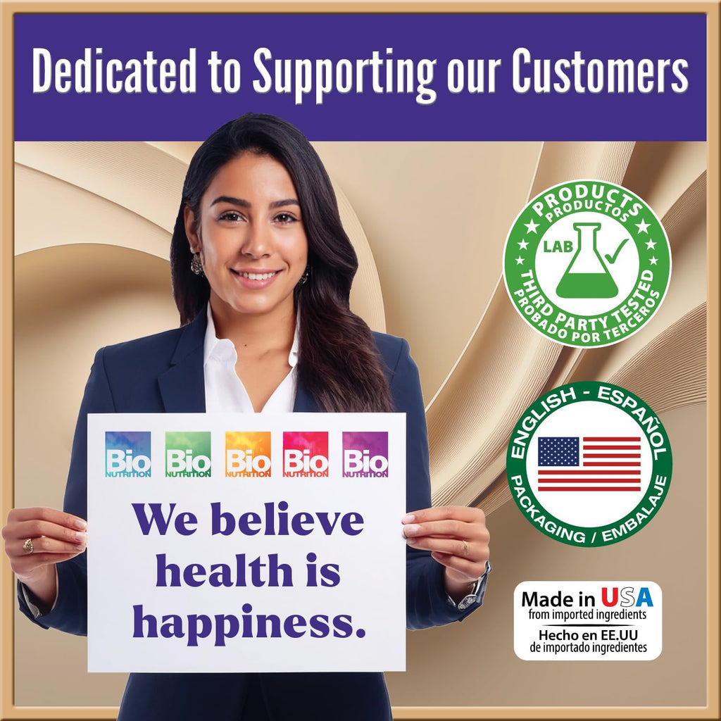 Bio Nutrition Moringa 5000mg 60 Vegetarian Capsules | Complete Green Superfood | Natural Multivitamin | Energy & Digestive Health
