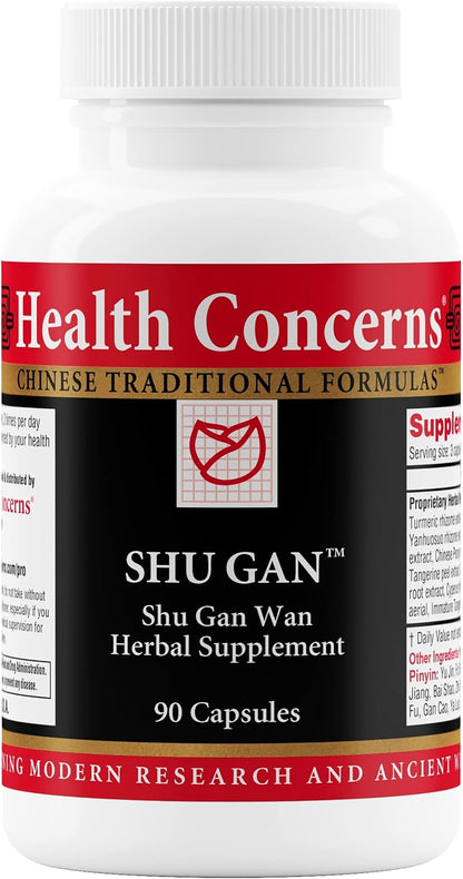 Health Concerns Shu Gan – Apoyo Hepático y – Alivio de la hinchazón y los gases: La combinación de hierbas ayuda a – Image 1