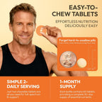 LOTFLY Complejo B Completo con Vitaminas B1-B12, Taurina y Naranja Sangre - 60 Comprimidos Masticables para Hombres y Mujeres