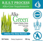 Alka•Green Tablets (3 unidades) – Suplemento alcalino de cebada verde orgánica