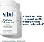Piridoxal-5 Fosfato (P5P) - Vitamina B6 Activa - 90 Cápsulas