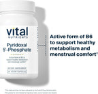 Piridoxal-5 Fosfato - Vitamina B6 Activa Metilada - 90 Cápsulas