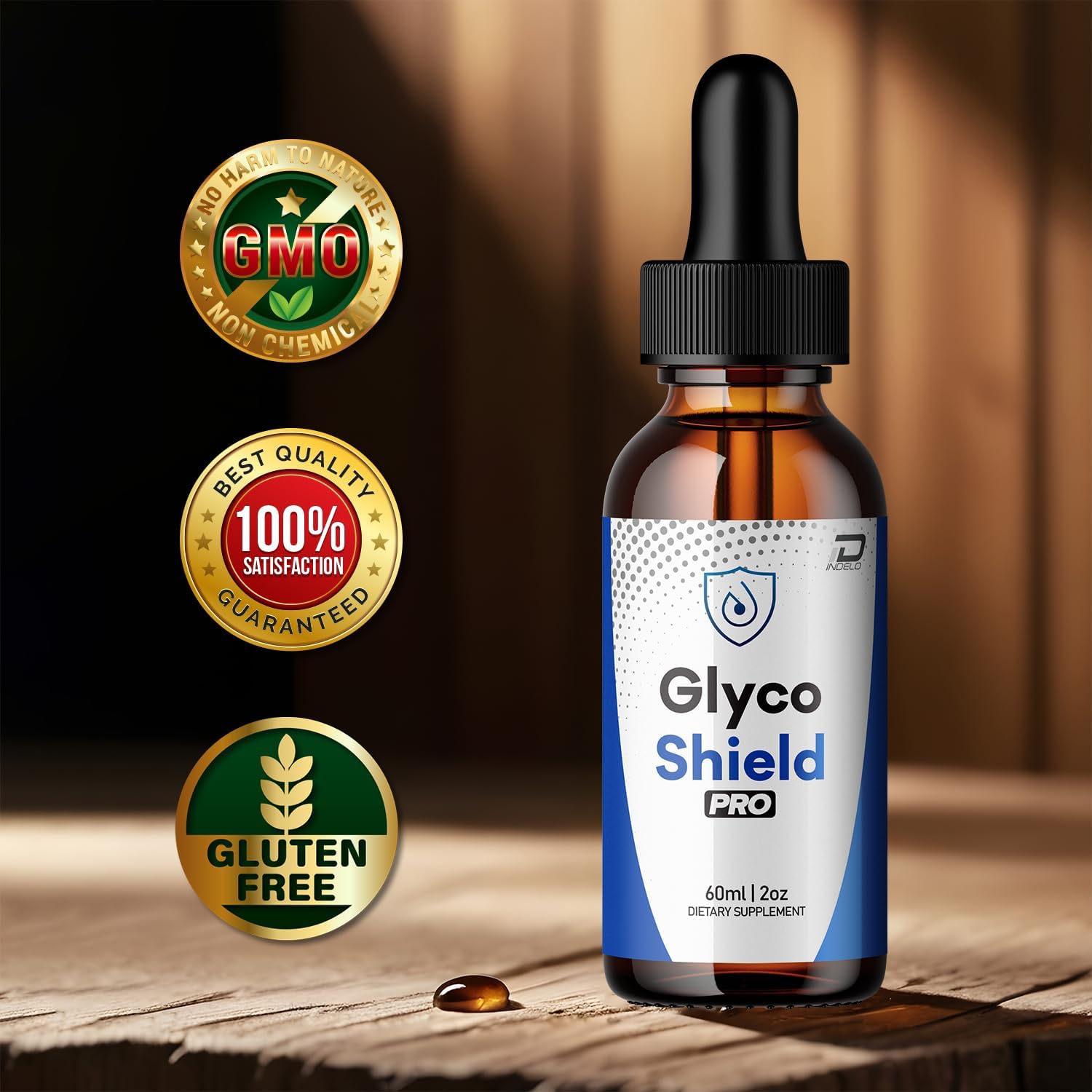 Glyco Shield Pro Fórmula Saludable – GlycoShield Pro Niveles Saludables Naturales – Líquido de Fuerza Extra (Pack de 3 – Suministro para 3 Meses)