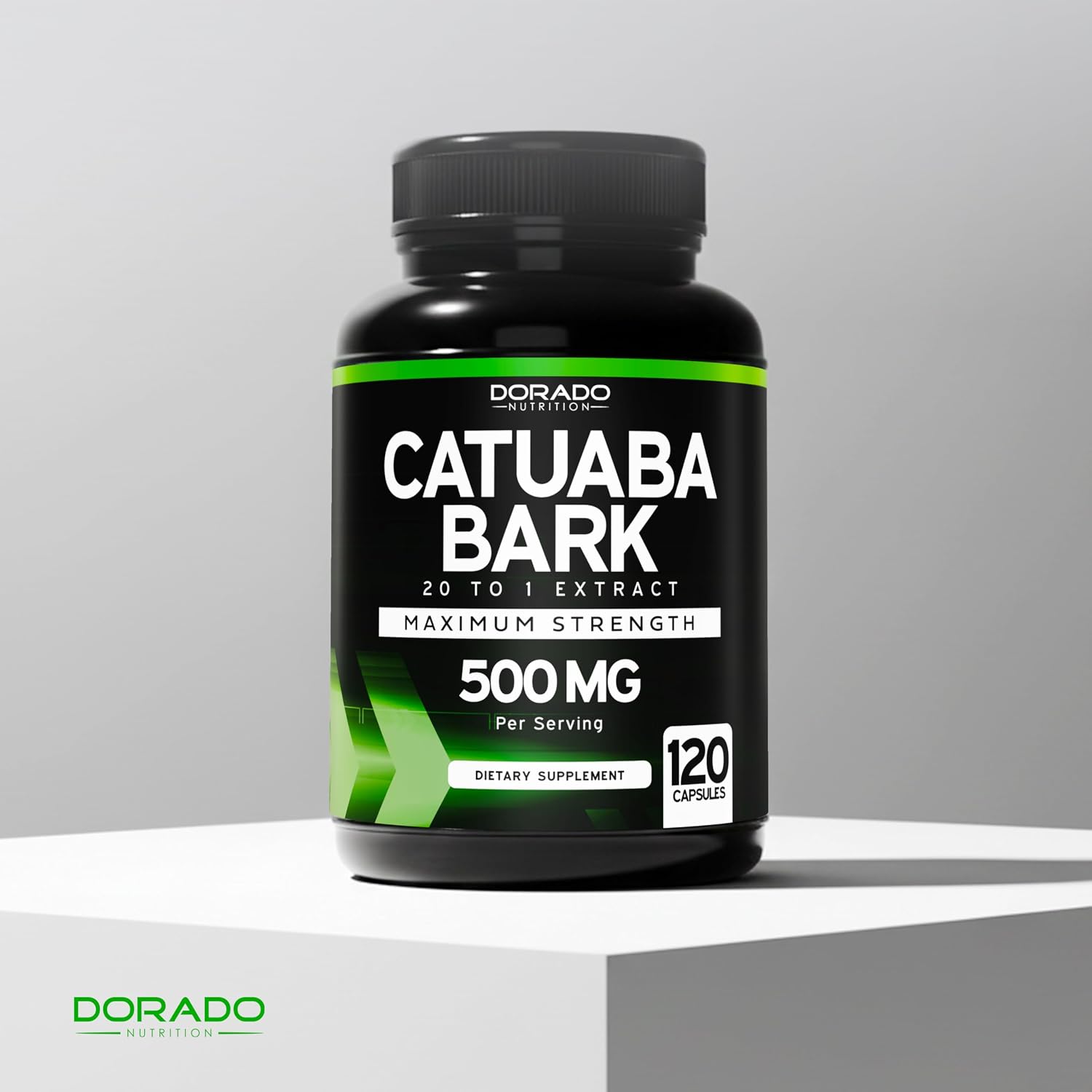 Extracto de Corteza de Catuaba 10.000 mg por Dosis (120 Cápsulas) - Dorado Nutrition