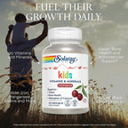 SOLARAY Multivitamínico Completo para Niños - 60 Comprimidos Masticables Sabor Cereza Negra