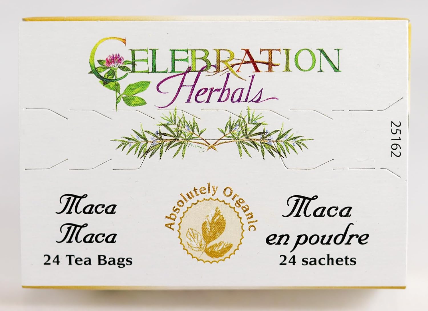 CELEBRATION HERBALS Maca Maca Root Powder Organic, 24 bolsitas (9 g)