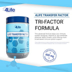 4Life Transfer Factor Tri Factor - Suplemento Inmunológico con Péptidos Bioactivos, 60 Cápsulas Veganas