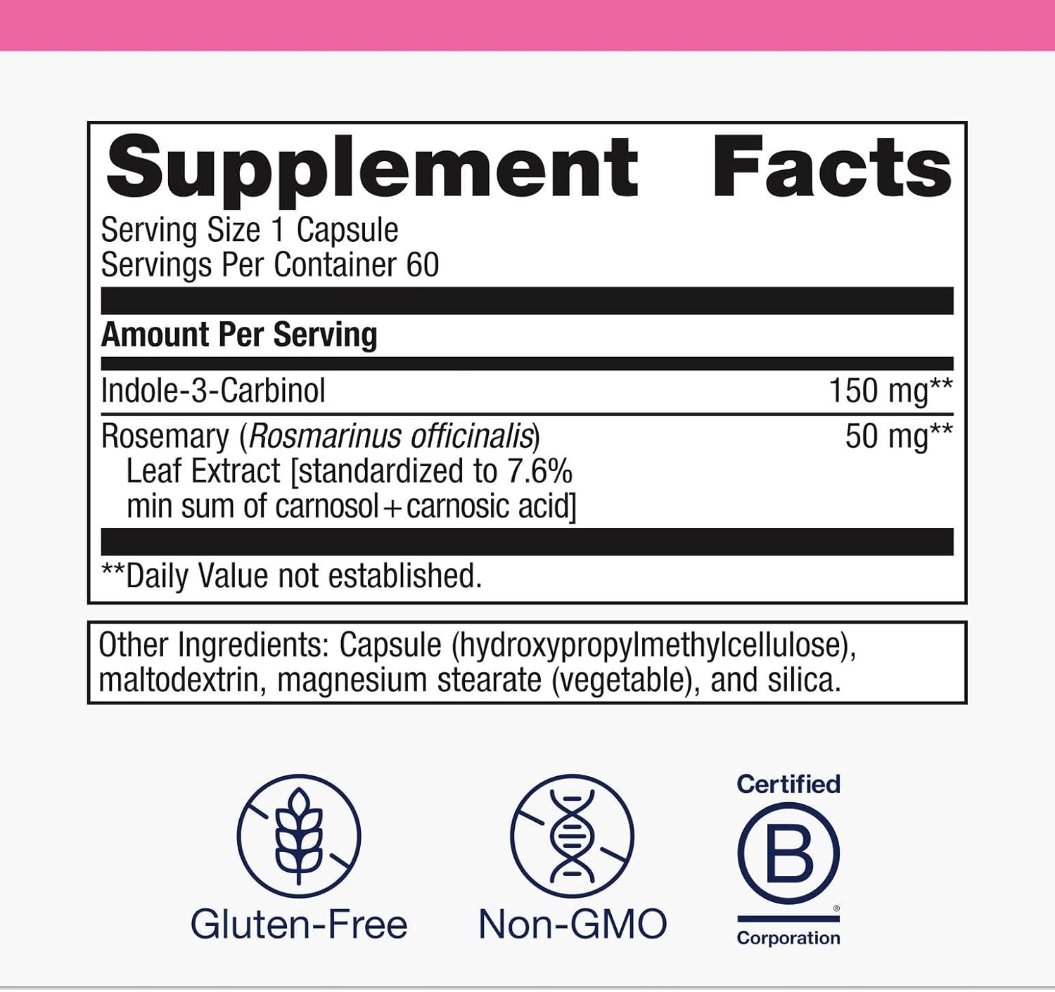Metagenics Meta Indol-3-Carbinol 150 mg - 60 Cápsulas