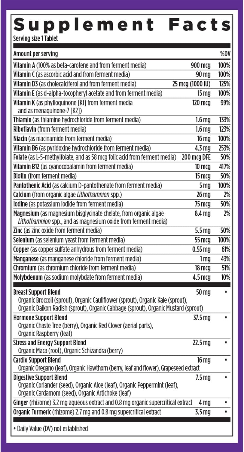New Chapter Every Woman's One Daily 40+ - Multivitamin for Women - 96 Tablets