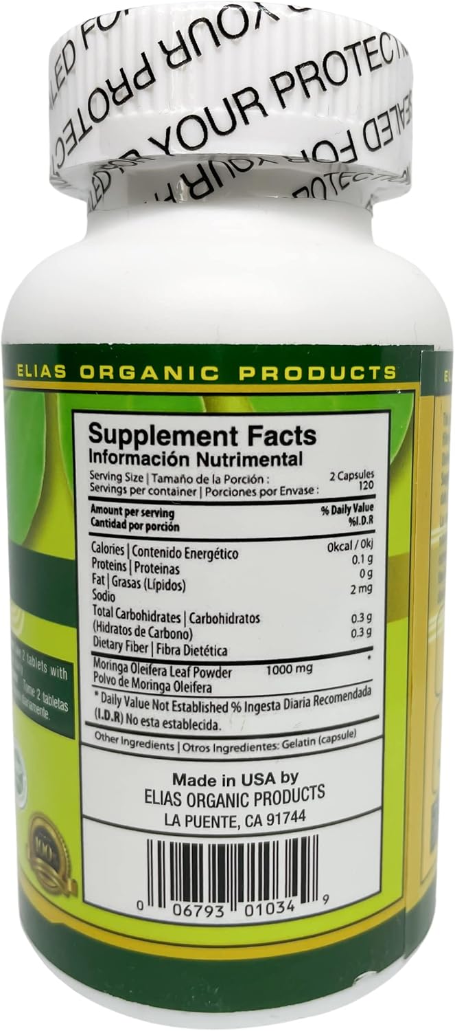 Moringa Power Rica en Vitaminas y Minerales