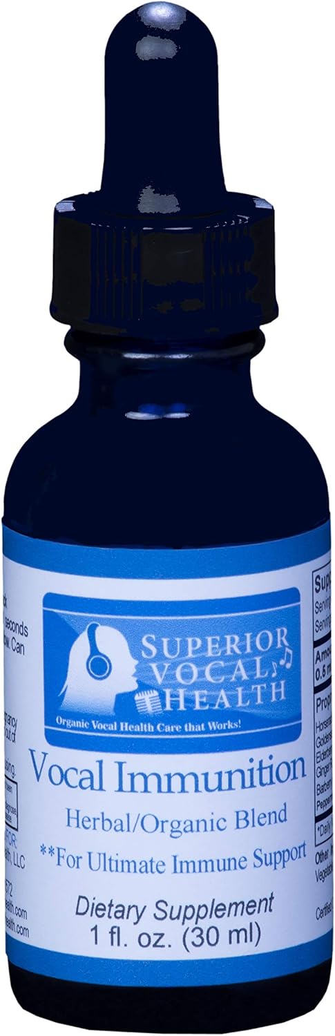Vocal IMMUNITION - Fórmula Inmunológica Herbal y Orgánica para Cantantes